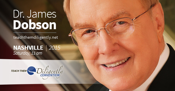 Dr. James Dobson to speak in Nashville, TN March 19-21, 2015.
