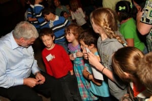 Ken Ham and Children at Teach Them Diligently Convention 2012