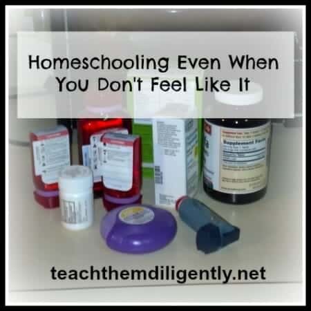 Homeschooling When You Don't Feel Like It