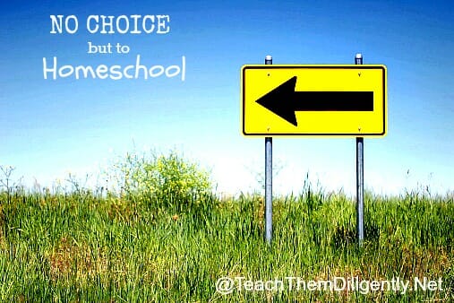 No Choice But To Homeschool