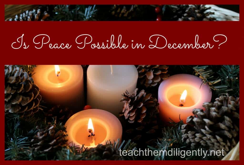 Is Peace Possible in December