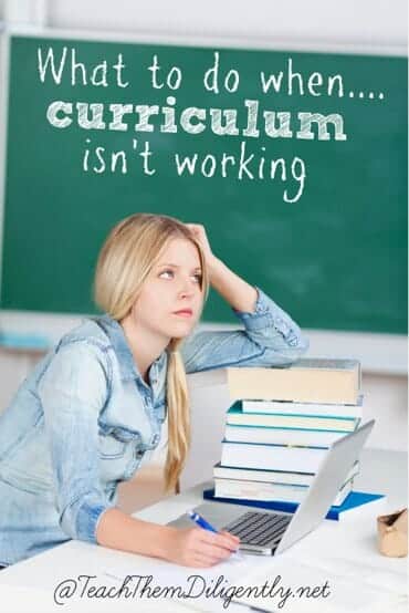 What to do when curriculum isn_t working