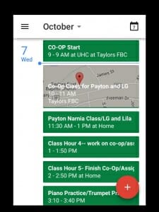 Google Calendar Homeschool Schedule
