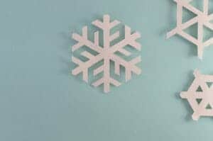 homeschool paper snowflakes for winter activity