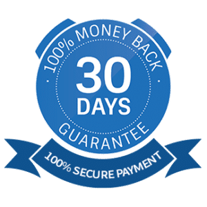 30 days money back guarantee/secure checkout emblem